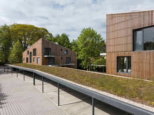 Kamenice Villas / NEW HOW architects - Exterior Photography, Houses, Facade