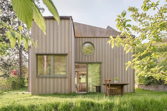 Casa minimale / Clemens Kirsch Architektur - Fotografía exterior, Casas, Jardín, Fachada, Puerta