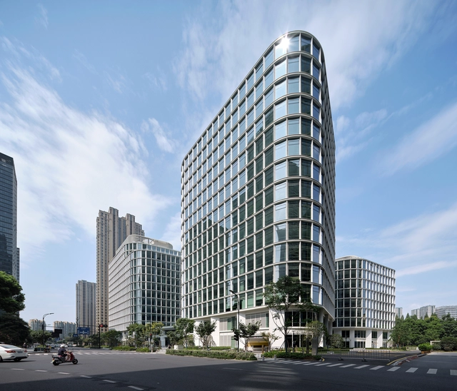 杭州太平金融大厦 / 浙江大学建筑设计研究院+SmithGroup - 建筑图, 办公设施, 表皮, 城市
