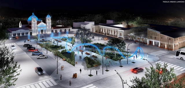 Una arquitectura narrada con luz: conoce el proyecto ganador para revitalizar el centro histórico de Valle Viejo en Catamarca - Imagen Principal
