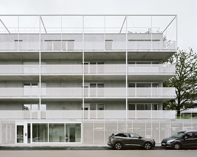 Residencia Bash / PHD Architectes - Planos, Apartamentos, Fachada, Balcón
