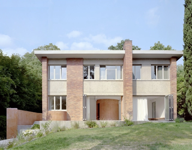 House Rehabilitation with Bricks Shards / Atelier Delalande Tabourin - Exterior Photography, Houses, Facade, Door