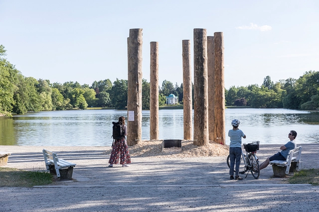 Maria Installation / Christoph Hesse Architects - Exterior Photography, Installations & Structures, Bench