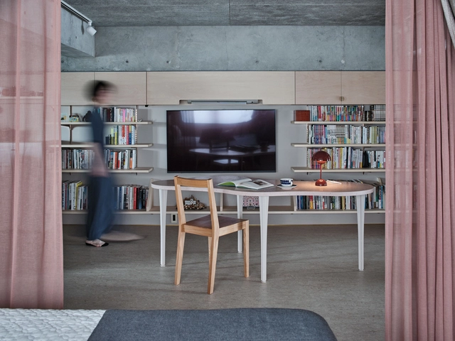 One Nuance Apartment / HAMS and, Studio - Interior Photography, Renovation, Table, Chair