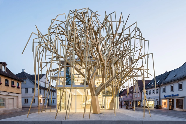 Archive of the Future / peter haimerl.architektur - Exterior Photography, Detail, Facade, Arch