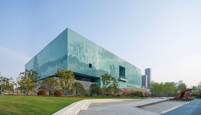Asian Games Athlete Village / c+d Design Center - Exterior Photography, Gymnasium, Facade