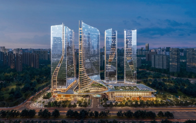 UNStudio Unveils Design for Mixed-Use Complex in the Hangzhou Olympic Sports Centre Area in China - Featured Image