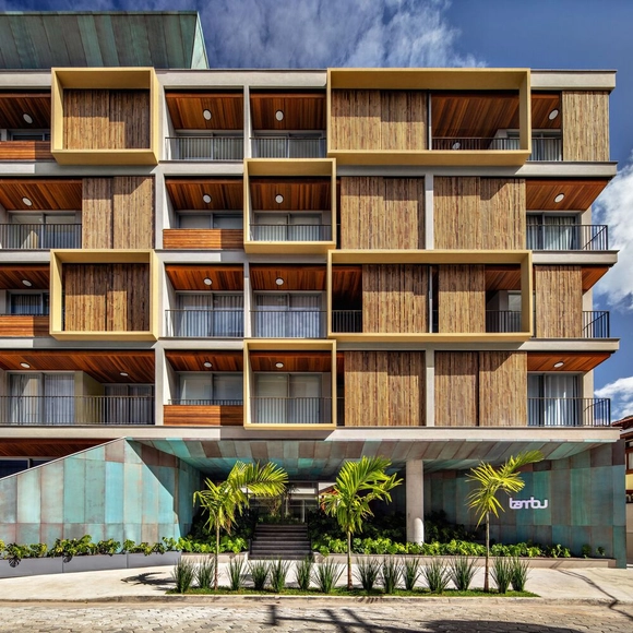 Edifício Bambu Atmosfera / Perkins&Will - Fotografia de Exterior, Residencial, Fachada, Balcão