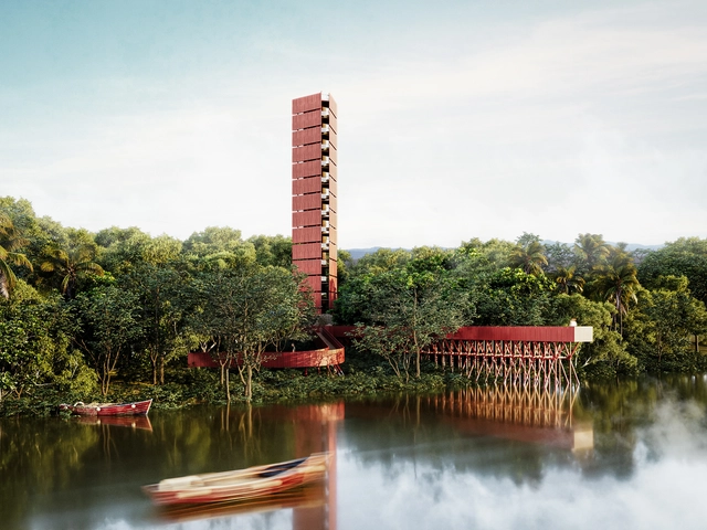 RibasMarçal Arquitetura e Tempo Arquitetos vencem concurso para a requalificação do Refúgio Biológico Bela Vista em Itaipu - Imagem de Destaque