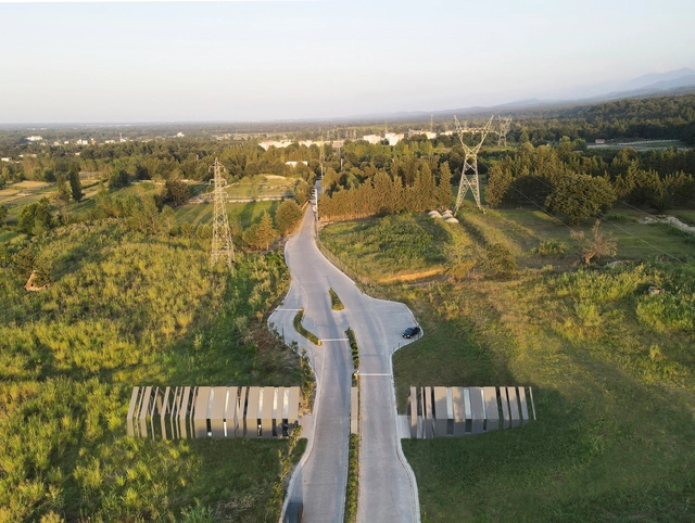 Entrance of Mehregan Neighborhood / Zand Harirchi Architects - Exterior Photography, Other Structures, Forest