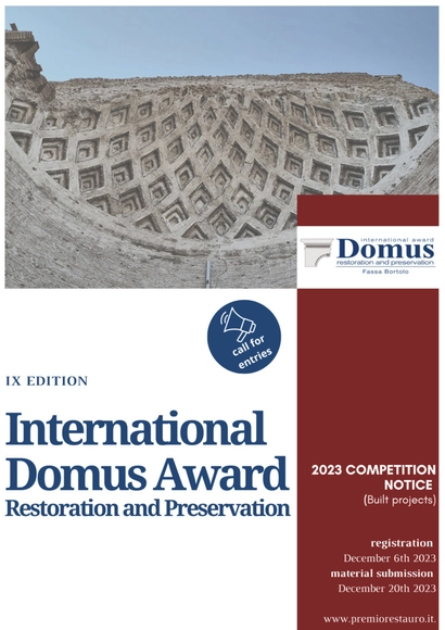 International DOMUS Award restoration and Preservation - Featured Image