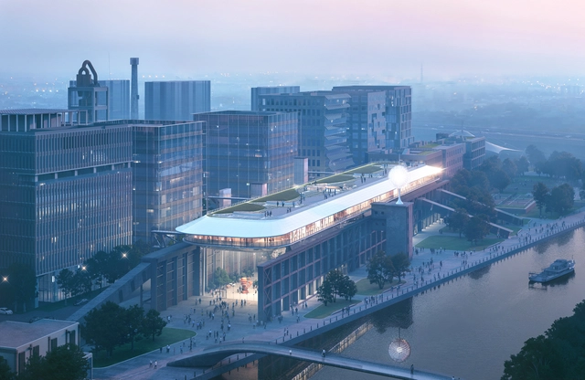 Una antigua fábrica de cemento en Shanghai será renovada con un arca flotante por MAD Architects - Imagen Principal