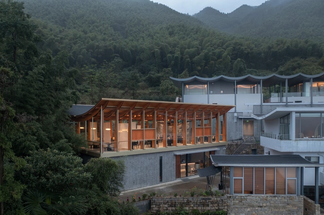 Pavilion ∞ / Atelier Lai - Exterior Photography, Restaurant, Facade, Forest
