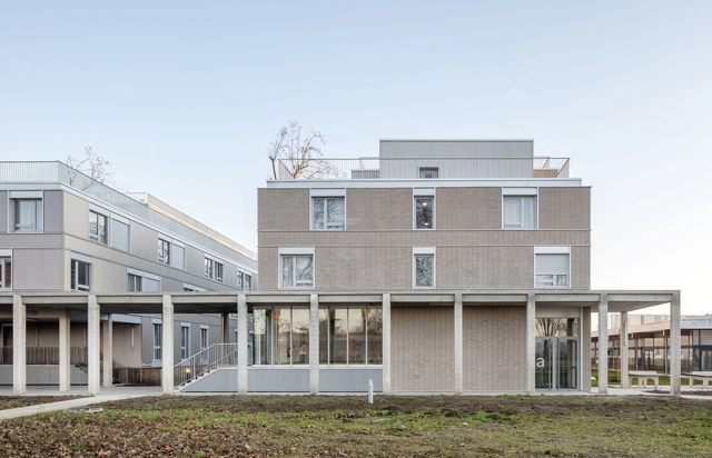 ENAP Garden City / Ignacio Prego Architectures - Exterior Photography, Dorms, Facade, Door