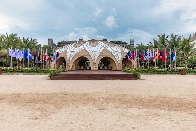 Bamboo Dome for G20 Bali Summit / BIROE - Exterior Photography, Monuments, Garden, Facade, Arch