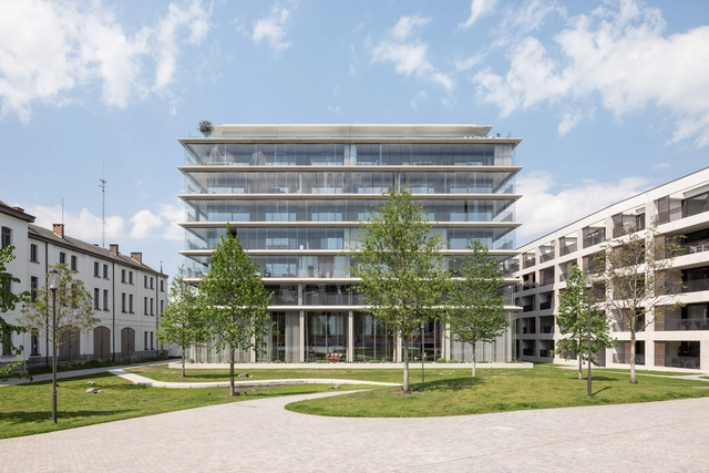Refuga Wintergarden Tower  / Atelier Kempe Thill + Abscis Architecten + UAU Collectiv - Exterior Photography, Apartments, Facade