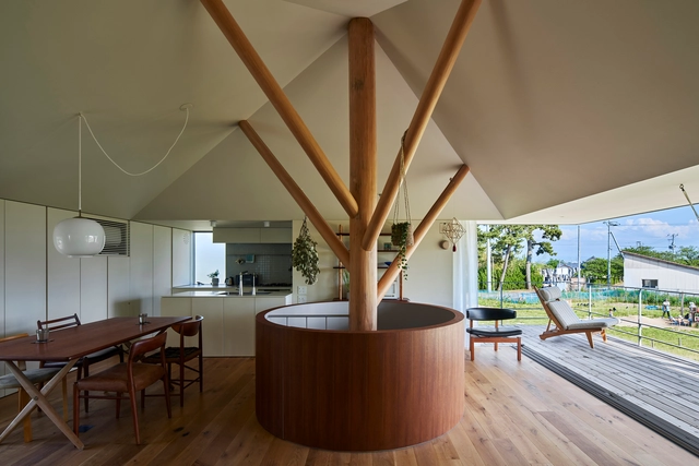 Toga House / Takeru Shoji Architects - Interior Photography, Houses, Kitchen, Beam, Lighting