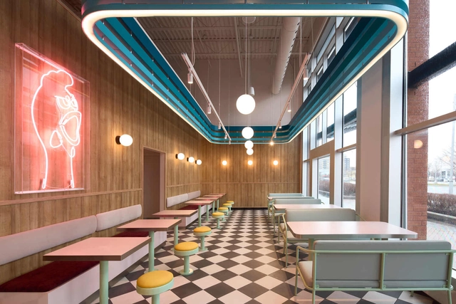 Jack Le Coq Restaurant  / XY Contemporary Interior Design Office - Interior Photography, Decoration & Ornament, Lighting, Table, Chair