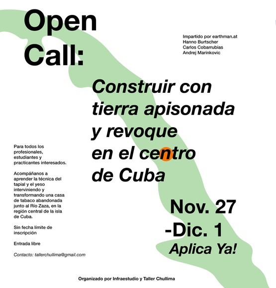 Taller: Construir con tierra en el centro de Cuba - Imagen Principal