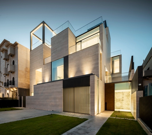 House in Faiha / Studio Toggle - Exterior Photography, Detail, Courtyard, Facade