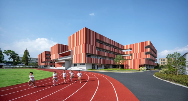 奉贤区教育学院附属实验小学奉浦小学校区 / 无样建筑工作室 - 建筑图, 小学及初中, 表皮