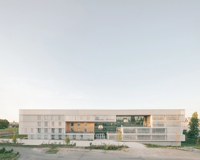 ESIEE[it] 高等教育学校 / ValletdeMartinis Architectes - 建筑图, 大学, 表皮