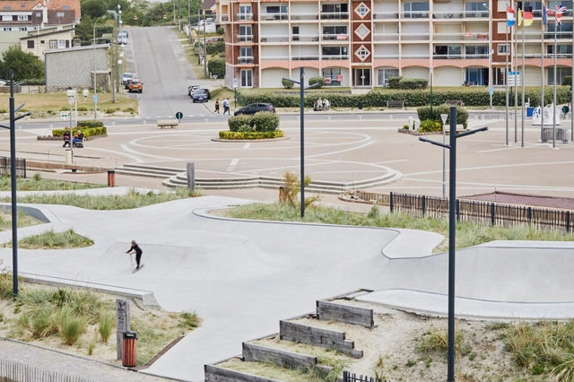 Stella Plage Skate Park / Espace Libre - Exterior Photography, Skatepark, Facade