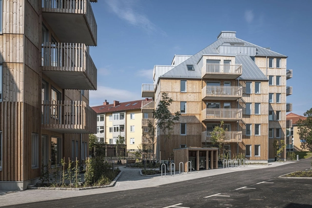 Måsen 21 Apartments / STADSTUDIO - Exterior Photography, Houses, Facade, Balcony