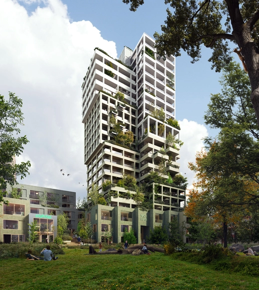 MVRDV y Space Encounters colaboran para un nuevo modelo de sostenibilidad en Ámsterdam - Imagen Principal