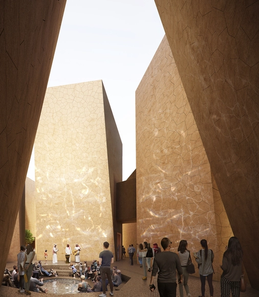 Foster + Partners projeta vila modelo para o Pavilhão da Arábia Saudita na Expo Osaka 2025 - Imagem de Destaque