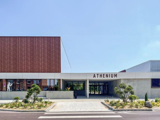 Athénium / ANAA Architectes - Exterior Photography, Recreation & Training, Facade