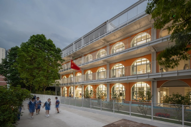 九祥岭幼儿园改造设计 / 深圳大学建筑设计研究院 拾陌设计工作室 - 建筑图, 更新项目, 表皮