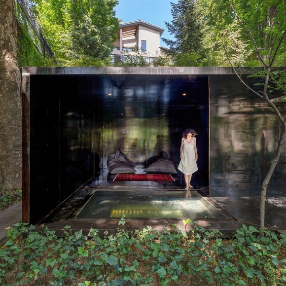 Alojamento de Caça Othagh-E-Shekar / Pragmatica Architectural Design Studio - Fotografia de Exterior, Termas, Jardim, Fachada