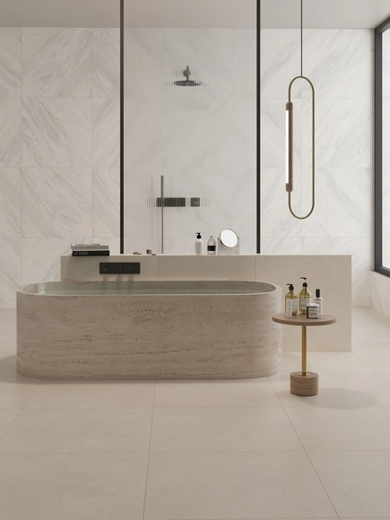 La versatilidad del porcelanato de gran formato y sus aplicaciones en la arquitectura - Imagen Principal