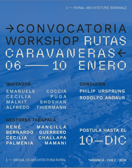 Convocatoria Workshop Rutas Caravaneras - Imagen Principal