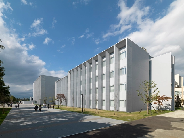 Edificios D, E y F de la Universidad de Ciencias de Hokkaido / TAISEI DESIGN Planners Architects & Engineers - Fotografía exterior, Universidad, Fachada