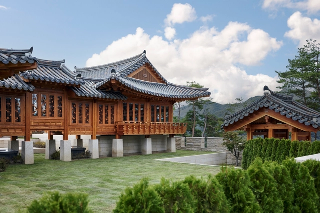 The HANOK Heritage House / Listen Communication - Exterior Photography, Heritage, Garden, Facade