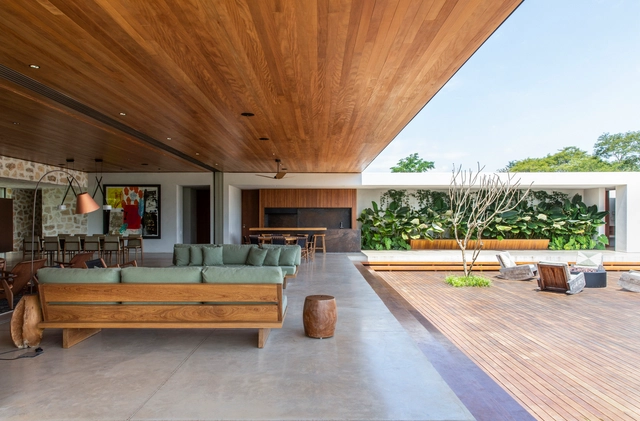 Residencia Baroneza XI/ Gui Mattos - Fotografía interior, Casas, Terraza, Fijación Vigas, Fachada, Mesas, Bancas, Sillas