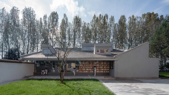 Biblioteca Qinfeng / Wall Architects of XAUAT - Fotografia de Exterior, Bibliotecas, Fachada