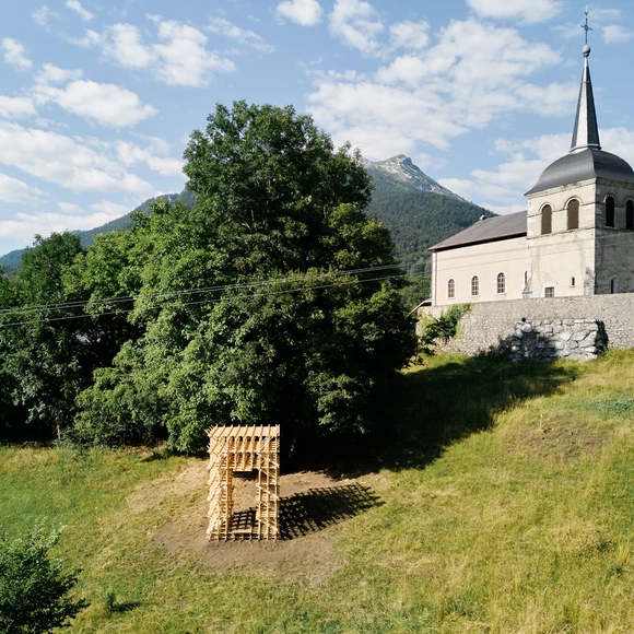 Ploc! Installation / ici-bas - Exterior Photography, Wellbeing, Garden, Forest