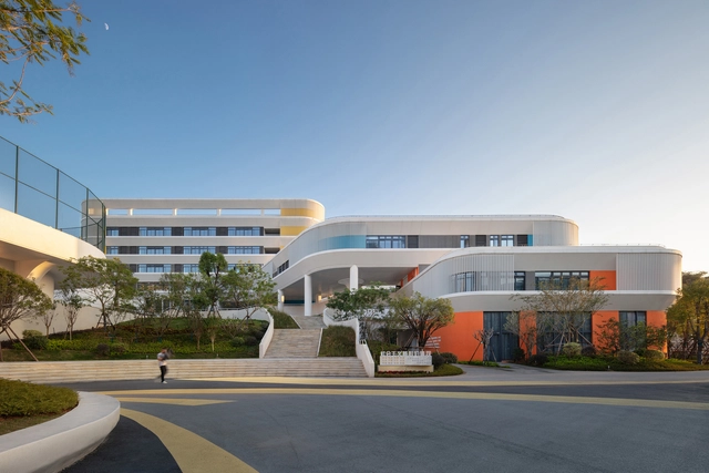 Jinbang Elementary School / ONENESS STUDIO - Exterior Photography, Elementary & Middle School, Facade