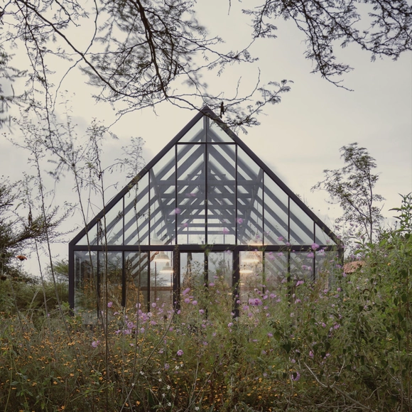 Greenhouse / COA Arquitectura - Exterior Photography, Other Structures, Garden, Door, Facade, Arch, Fence, Forest