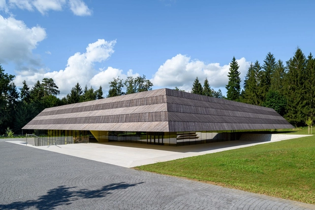 Češča Vas Pool Complex / ENOTA - Exterior Photography, Swimming Pool, Garden, Facade