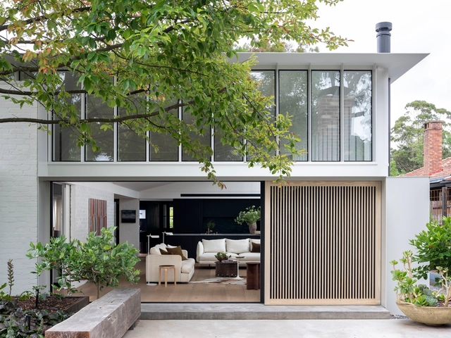Casa Bowral / Luke Moloney Architecture - Fotografía exterior, Casas, Patio interior, Fachada, Puerta