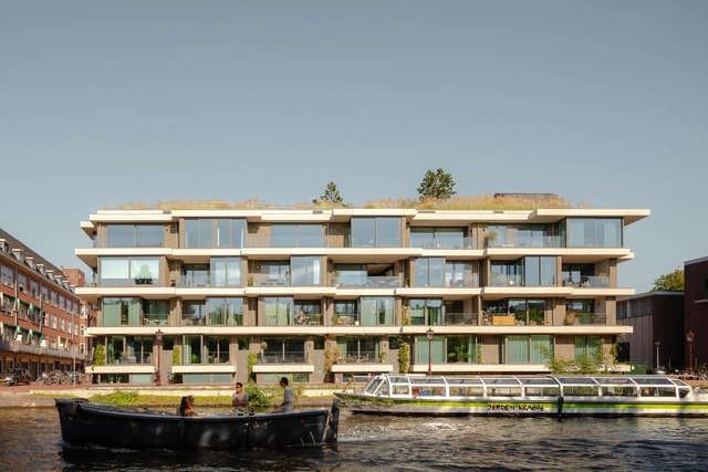 Viviendas Groenmarkt / Ronald Janssen Architecten + Bastiaan Jongerius Architecten + Buro Harro - Fotografía exterior, Residencial, Fachada, Balcón
