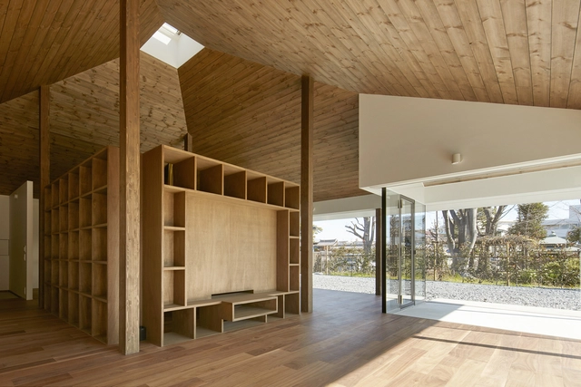 Casa WO / Yo Yamagata Architects - Fotografía interior, Casas, Fachada, Fijación Vigas