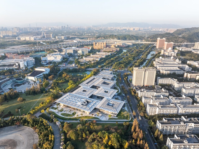 温州医科大学国际交流中心 / 非常建筑 - 建筑图, 宿舍, 表皮, 拱, 城市
