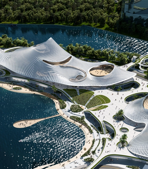 MAD Architects diseña el Centro de Arte Nanhai en la ciudad de Foshan, Guangdong, hacia el sur de China - Imagen Principal