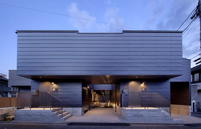 Inokashira Connected Residence / Moriyoshi Naotake Atelier - Exterior Photography, Houses, Facade, Stairs, Door