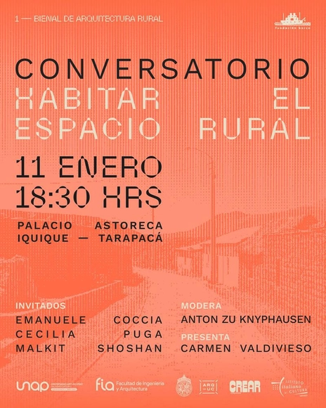 Conversatorio Habitar el Espacio Rural / 1° Bienal de Arquitectura Rural 2024 - Imagen Principal